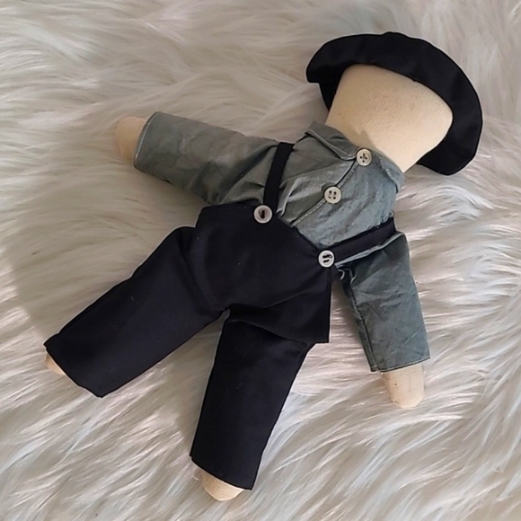 Creepy Faceless Amish Handmade Male Plush Stuffed Doll Possibly Haunted Spooky - Picture 8 of 11